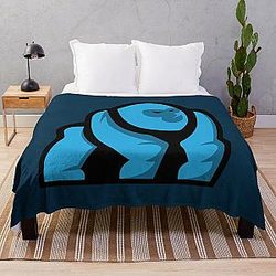 gorilla tag modern blue   Throw Blanket