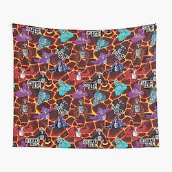 Gorilla Tag Lava Monke Party Tapestry