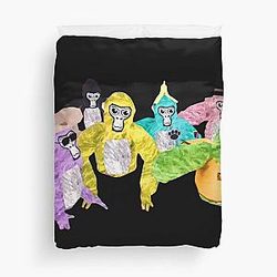 Me and my Friends Forever! - Gorilla Tag Here Banana  Duvet Cover