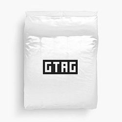 Unofficial Gorilla Tag "GTAG" Logo Merch Duvet Cover