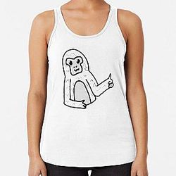 Gorilla tag pfp maker logo Racerback Tank Top