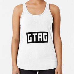 Unofficial Gorilla Tag "GTAG" Logo Merch Racerback Tank Top