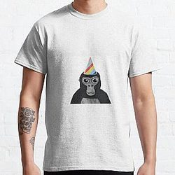 Gorilla tag monkey with birthday hat Classic T-Shirt