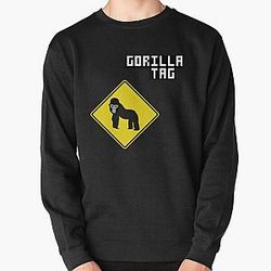 gorilla tag pfp maker Gorilla Tag warning    Pullover Sweatshirt