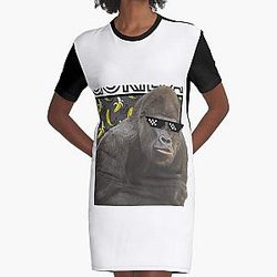 Gorilla Tag The Original Gorilla   Graphic T-Shirt Dress