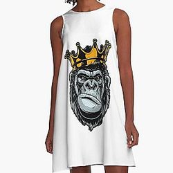 Gorilla Tag - Gorilla King   1 A-Line Dress