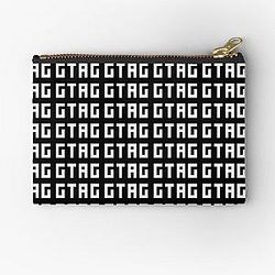 Unofficial Gorilla Tag "GTAG" Logo Merch Zipper Pouch