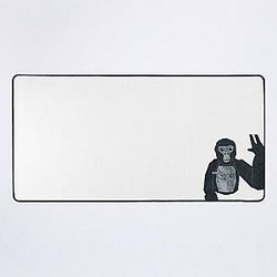 Gorilla tag monkey Desk Mat