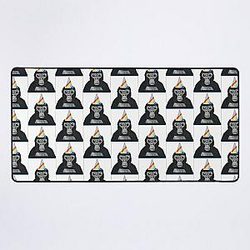 Gorilla tag monkey with birthday hat   Desk Mat