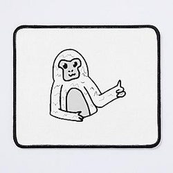 Gorilla tag pfp maker logo Mouse Pad