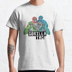Gorilla Tag Monkey Green Blue Red Gorilla  Classic T-Shirt