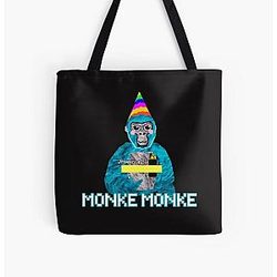 Gorilla Tag JMANCURLY Monke Monke VR Gamer All Over Print Tote Bag