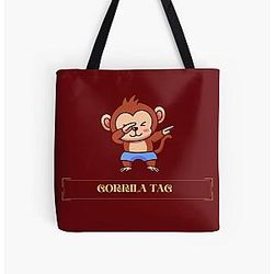 funny pfp - gorilla tag  All Over Print Tote Bag