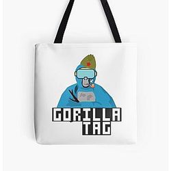 Gorilla tag blue gorilla All Over Print Tote Bag