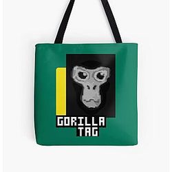 gorilla tag pfp maker Gorilla Tag yellow   All Over Print Tote Bag