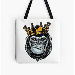 Gorilla Tag - Gorilla King   1 All Over Print Tote Bag