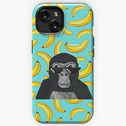 gorilla tag pfp maker with banan iPhone Tough Case