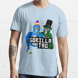 Gorilla Tag Blue Party Hat Gorilla Tag Merch Unisex Tshirt Blend Hoodie Long Sleeve Crewneck Sweatshirt Essential T-Shirt