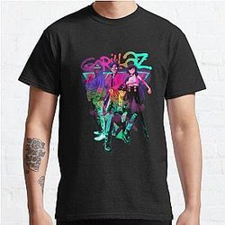 Gorillaz T-Shirts - Gorillaz'S Classic  Classic T-Shirt RB2709