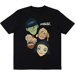 Character Group Head Portraits LA 1405 Gorillaz T-Shirts