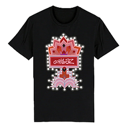 Lotus Neon Sign LA 1405 Gorillaz T-Shirts