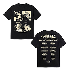 New Arrival Tour 2026 Europe And UK Merch With Dates DTNK1905 Gorillaz T-Shirts