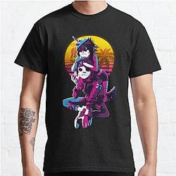 Gorillaz T-Shirts - Retro Gorillaz Band 90S Classic T-Shirt RB2709