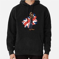 Gorillaz Hoodies - Gorillaz United Kingdom Pullover Hoodie RB2709