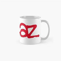 Gorillaz Mugs - Gorillaz Paint Brush Red Classic Mug RB2709