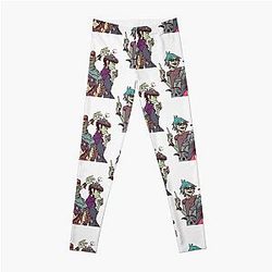 Gorillaz Leggings - Gorillaz Minimalize 17K Leggings RB2709