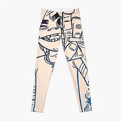 Gorillaz Leggings - Gorillaz Minimalize 1K Leggings RB2709