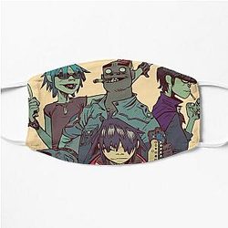Gorillaz Face Masks - Gorillaz Minimalize 15K Flat Mask RB2709