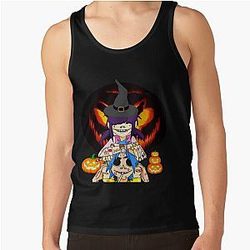 Gorillaz Tank Tops - Halloween Gorillaz 2D Tank Top RB2709