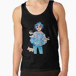 Gorillaz Tank Tops - Gorillaz Tank Top RB2709