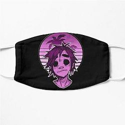 Gorillaz Face Masks - Repros Vtg Design 90S Rock Gorillaz Sunrise Fitted Masks Flat Mask RB2709