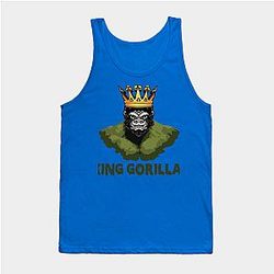 Gorillaz Tank Tops - KING GORILLA  T-SHIRT Tank Top TP0310