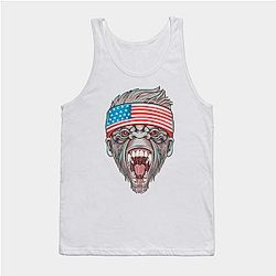 Gorillaz Tank Tops - Gorilla Face Tank Top TP0310