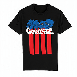 Dark Pop Art Illustration NTAN0302 Gorillaz T-Shirts