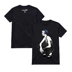 Noodle Crouching Graphic LA 1604 Gorillaz T-Shirts