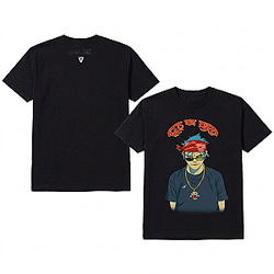 2-D Red Bandana Graphic LA 1604 Gorillaz T-Shirts