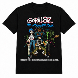 The Mountain Tour Hollywood LA0308 Gorillaz T-Shirts