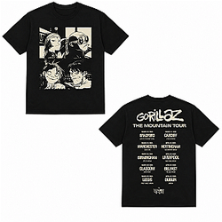 The Mountain Tour UK & Ireland Dates 2026 LA0308 Gorillaz T-Shirts