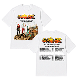 Gorillaz The Mountain Tour 2026 US & Canada HTCT2408 Gorillaz T-Shirts