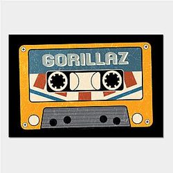 Gorillaz Posters - Vintage Gorillaz Poster TP0310