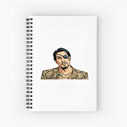 Goro Majima Hannya Tattooed back Goro Majima Notebook