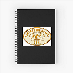 Government Cheese Signature Merch Government Cheese Notebook