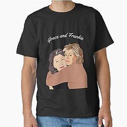 Grace and Frankie Hugging T-Shirt