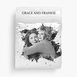 Grace and Frankie White Duvet Cover