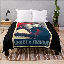 Grace Frankie Hope Throw Blanket