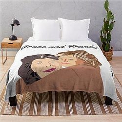 Grace and Frankie Hug Throw Blanket